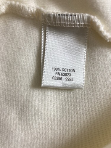 cjbanks ivory long-sleeve 100% cotton pullover 2X - Picture 5 of 5