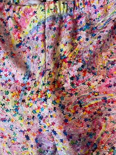 Pixie Lane Girls Hi Shine Star Swirl Print Leggings Size 11-12 - Picture 2 of 3