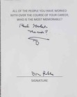 Don Rickles - ALS autographed signed letter - Uncommon