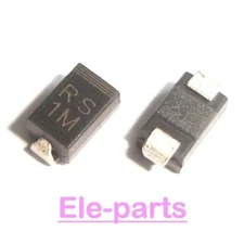 500 PCS RS1M DO-214AC 1A 1000V Fast Recovery Rectifiers Diodes FR107 1N4937 #A