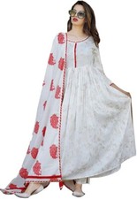 Women's Anarkali Kurta WIth Pant And Dupatta size S