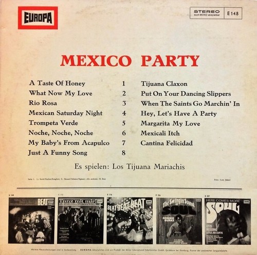 Los Tijuana Mariachis – Mexico Party Vinyl - Bild 2 von 2