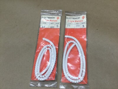 Electrovert Z-5 Number Slip On Wire Marker 3 & 5 100 Count ea. #88C42