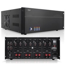 Pyle 19 Rack Mount 8Ch Stereo/Mono Amp 2x2 RC...