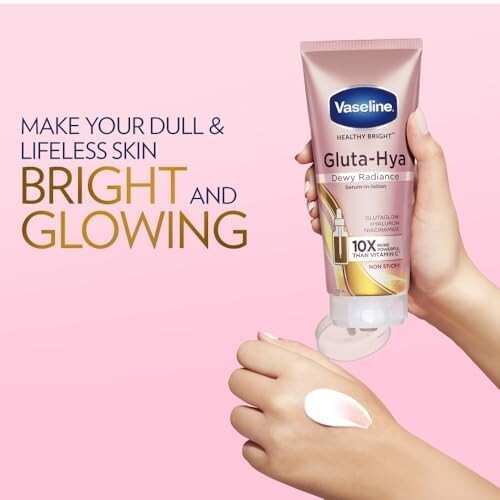 Vaseline Gluta-Hya Dewy Radiance Serum-In-Lotion – 200ml, Boosted with GlutaGlow - Picture 9 of 10