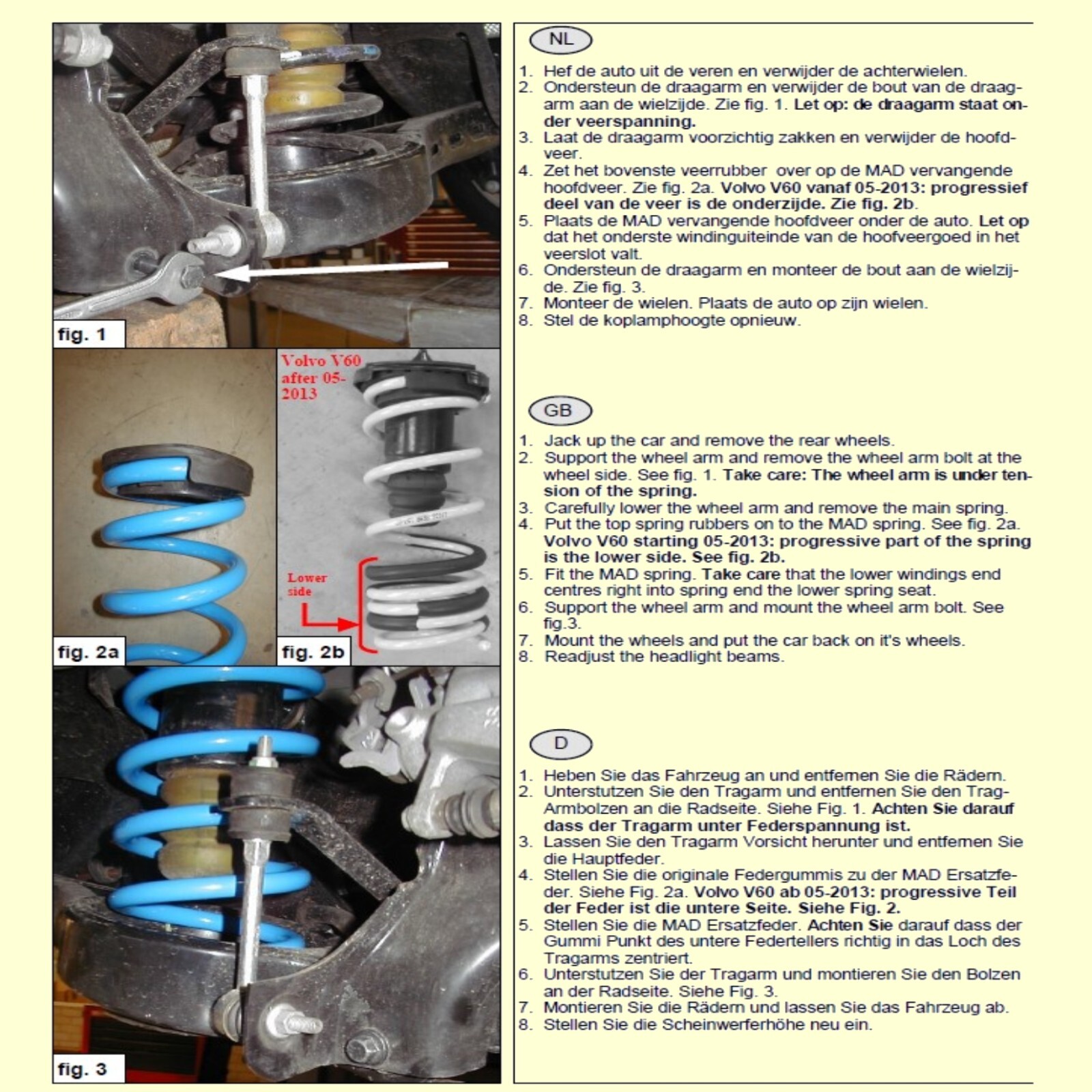 Westfalia Verstärkungsfedern Für Ford Kuga (2 Stück) - Mehr Sicherheit Bei Schwerer Ladung