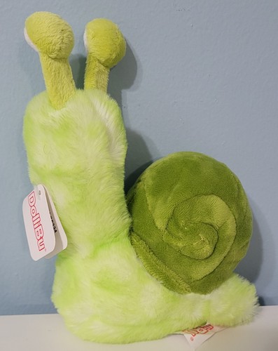 DolliBu 8” Green Snail Stuffed Animal Plush NWT - Picture 2 of 2