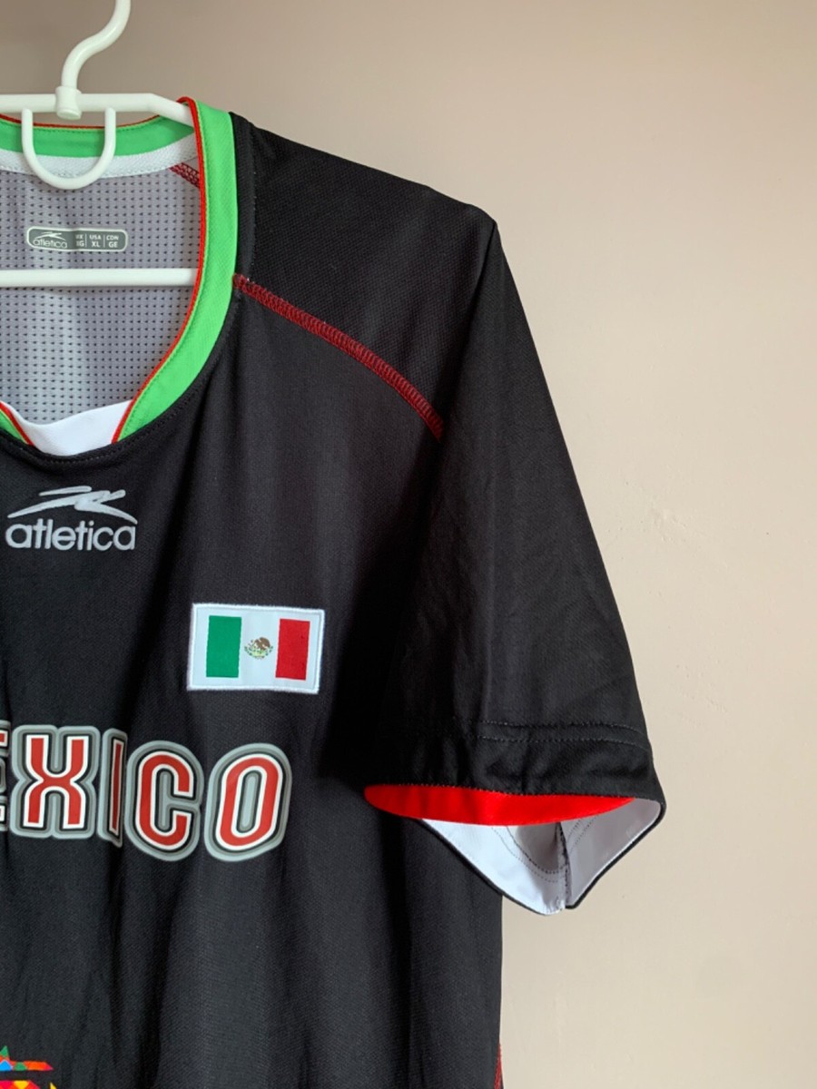 Mexico Olympic Games Football Shirt Atletica Soccer Jersey Size XL