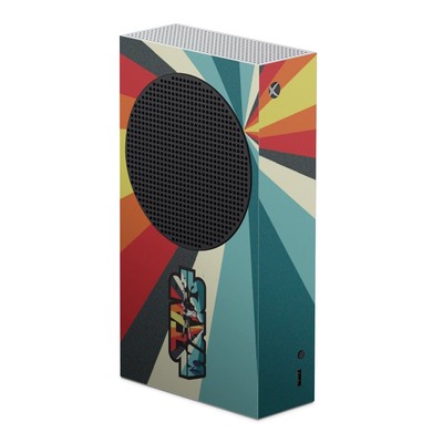 DeinDesign Folie Skin für Microsoft Xbox Series S - Retro X-Wing Star Wars Logo