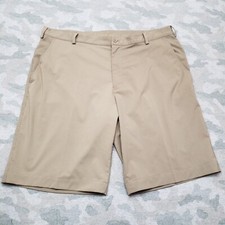 Nike Golf Shorts Men's 38 Tan Chino Fit Dry Casual