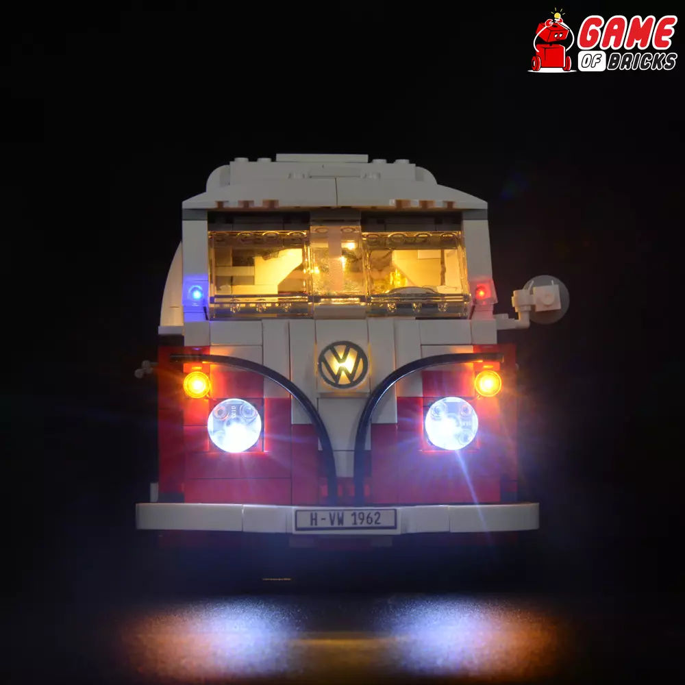 dygtige amplitude Pind Light Kit for Volkswagen T1 Camper Van - Compatible with LEGO® 10220 (Standard) dygtige amplitude Pind Light Kit for Volkswagen T1 Camper Van - Compatible with LEGO® 10220 (Standard)