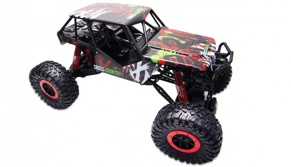 Crawler Fuoristrada Radiocmandato HB-P1002 2,4ghz Scala 1:10 Colore Rosso - Immagine 2 di 4