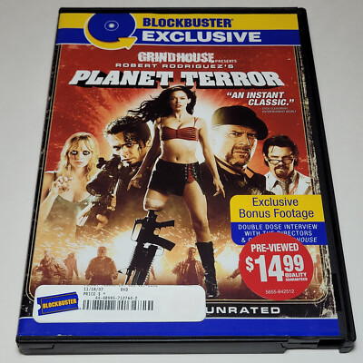 Planet Terror (DVD 2007) Robert Rodriguez Rose McGowan Free 1-Day Shipping