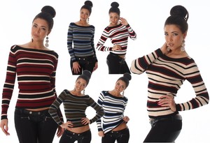 maglia a righe maniche lunghe