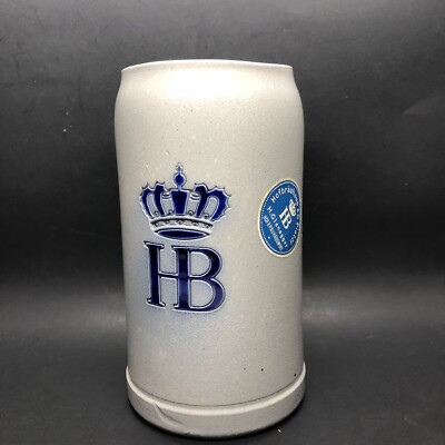 Hofbrauhaus Am Platzl Munchen HB Beer Stein Mug 1 L Germany Ceramic Original Tag