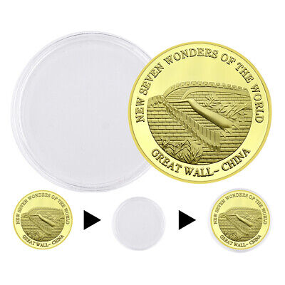 2007 New 7 Wonders of The World Gold Coin Great Wall - China 2007 New 7 Wonders of The World Gold Coin Great Wall - China
