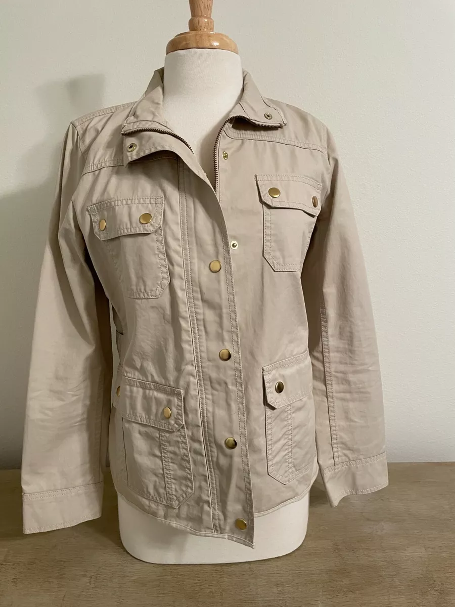 J crew top waxed jacket