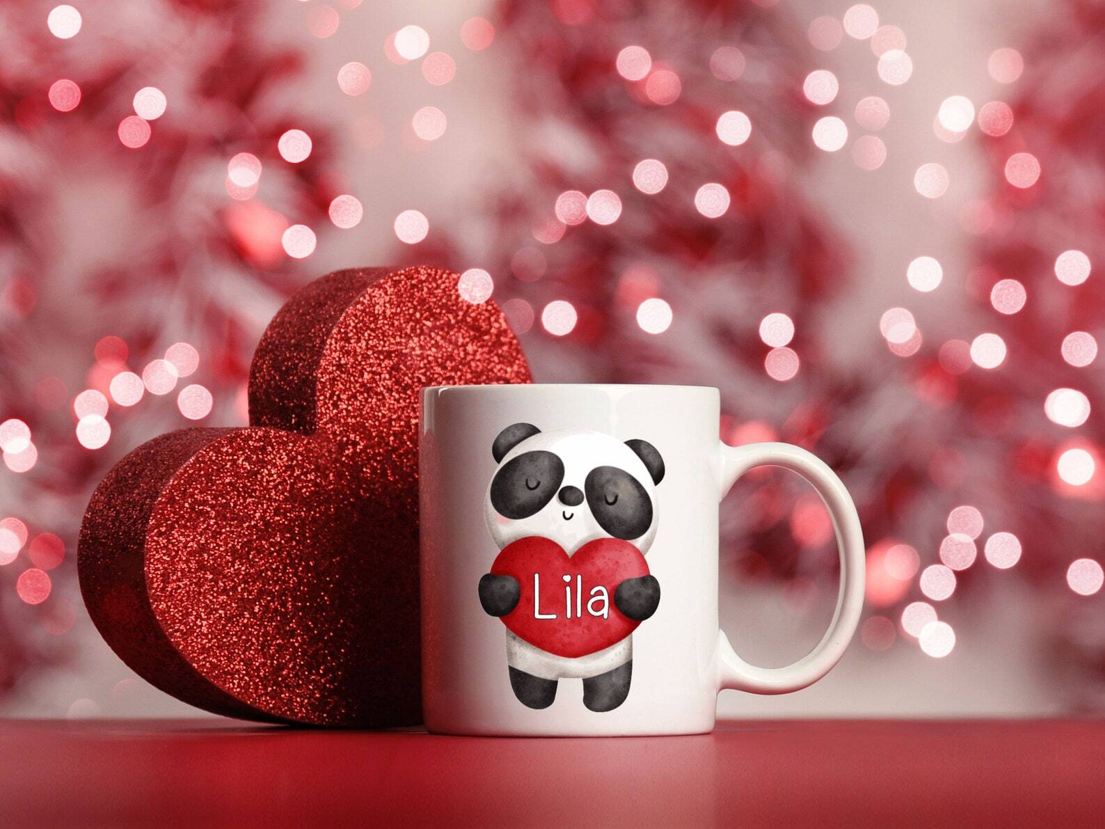 Kid's Personalized Valentine's Day Mug Customized With Name Children's Name