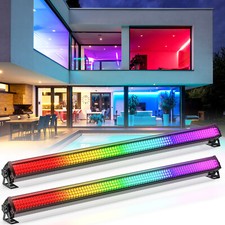 2pcs 252LED RGB Wall Wash Light DMX512 Beam Stage Effect Lighting DJ Bar Disco