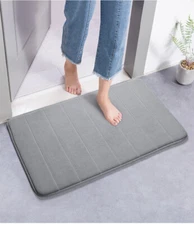 Absorbent Memory Foam Bath Mat Non-slip Bathroom Floor Shower Carpet Soft Rug US
