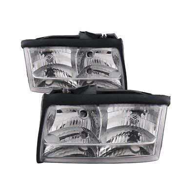 FLEETWOOD BOUNDER 2003 2004 2005 2006  PAIR FRONT HEAD LIGHT LAMP HEADLIGHT RV