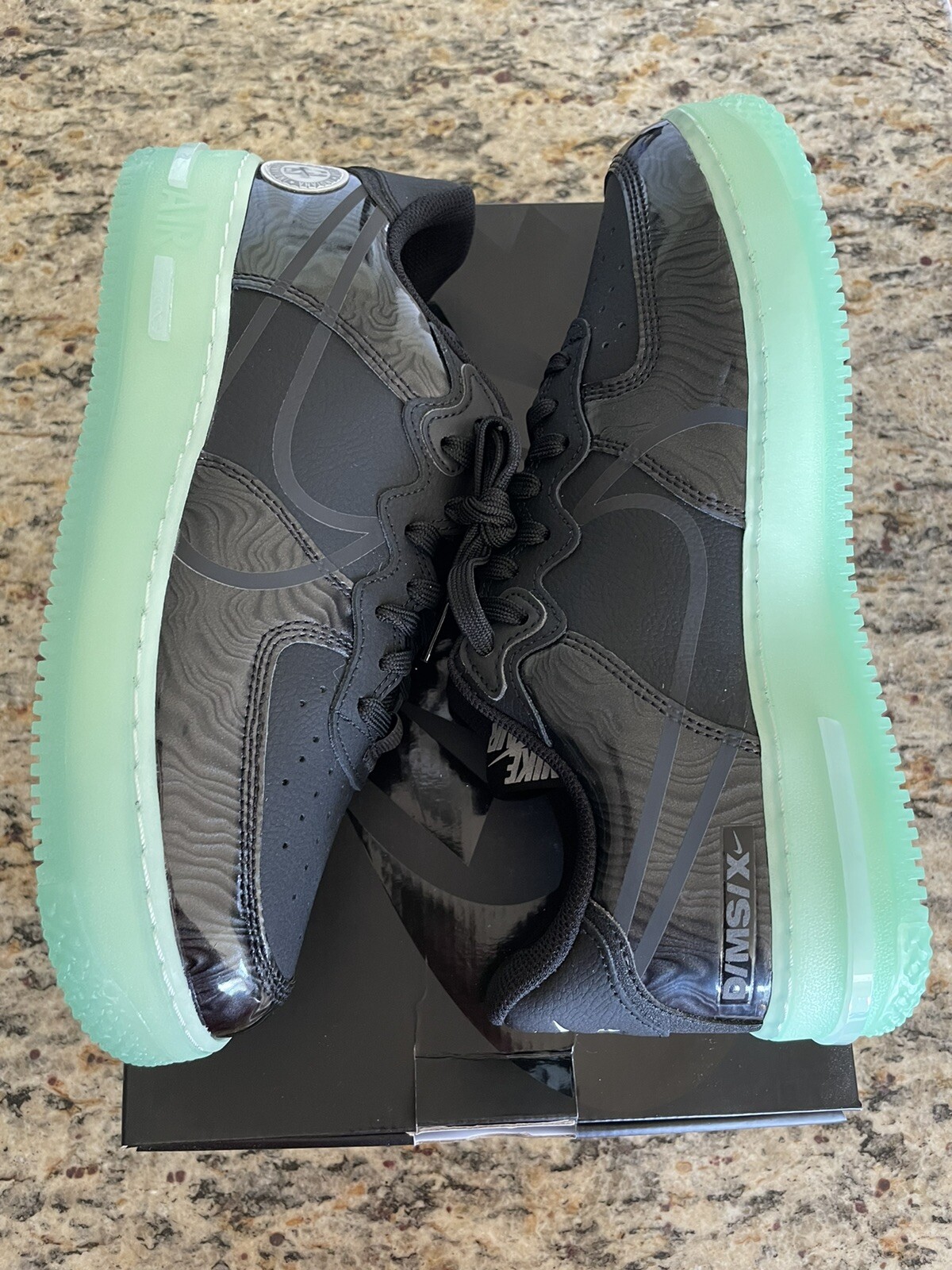 Nike Air Force 1 React LV8 All Star 2021 Black Green Size M-9.5 DS CV2218-001  | eBay