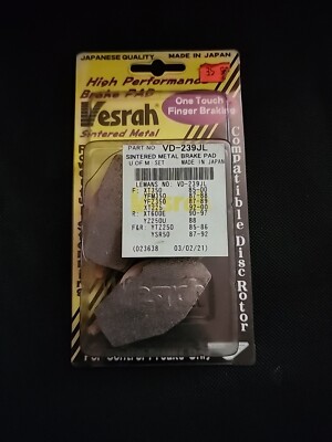 Vesrah VD-239-JL Sintered Metal Brake Pad Set 