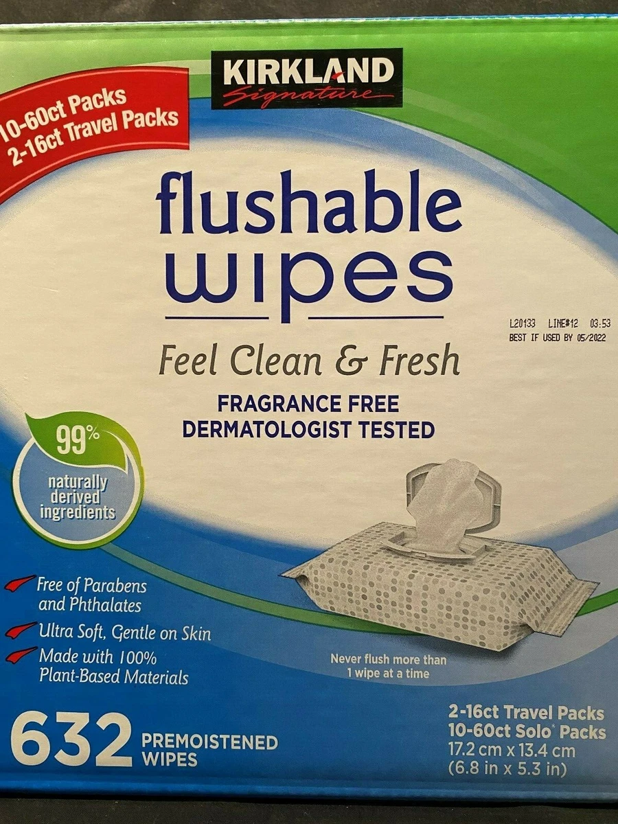 Flushable Wipes, Septic Safe Wipes