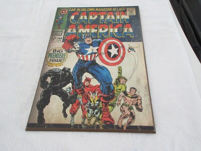 Marvel Captain America Wood Poster 14