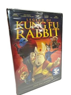 New DVD -  Legend of Kung Fu Rabbit - Jon Heder, Tom Arnold - NEW SEALED