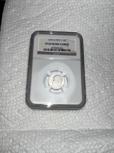 1979 S Roosevelt Dime PF69 Ultra Cameo Type 2 NGC Certified