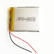 3.7V 1500mAh Lipo Li Polymer Rechargeable Battery for Moblie phone GPS 504050