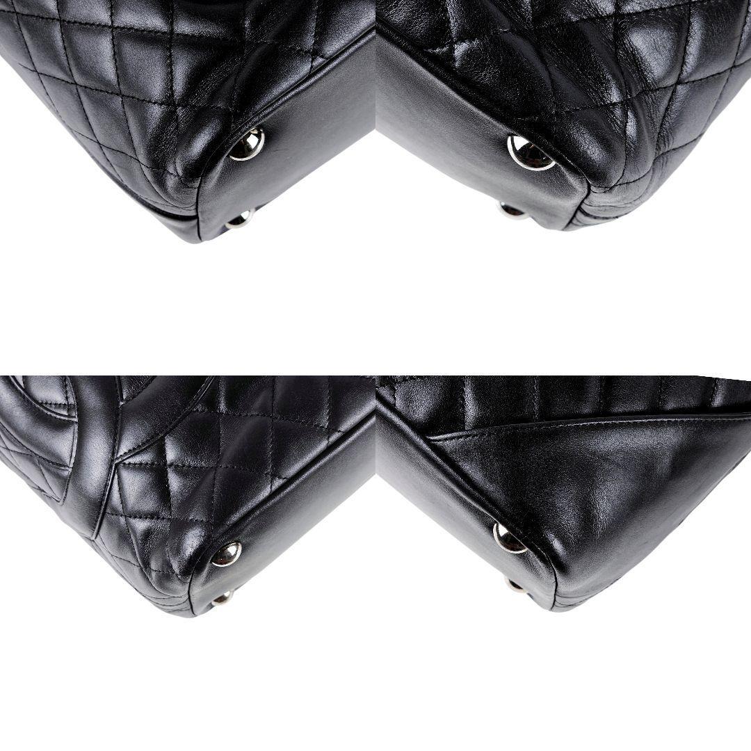 Chanel Cambon Line Large Tote Bag Black Leather Authentic Chanel Cambon Line Large Tote Bag Black Leather Authentic