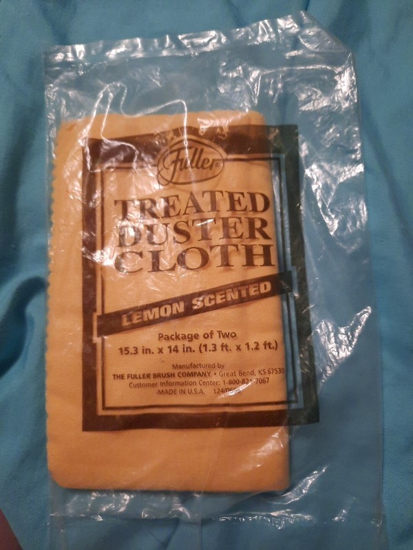 Fuller Brush Lemon-scented Treated Duster Cloth, Pkg of 2