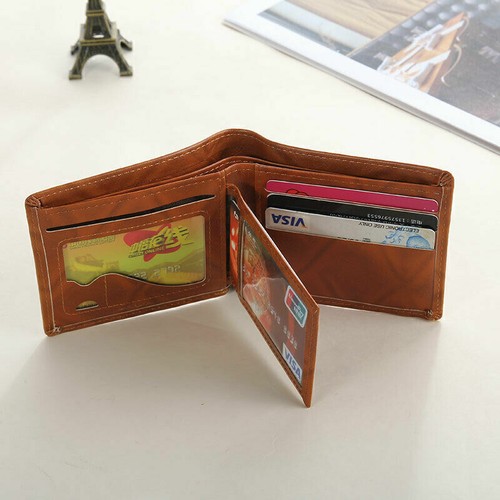 Billete de 100 dólares EE. UU. de cuero doble pliegue tarjetero portafotos cartera bolso de mano+ - Imagen 9 de 17