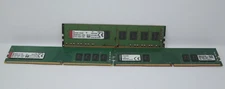Lot of 50 Kingston ValueRAM 4GB PC4 DDR4-2133 Desktop Memory RAM (KVR21N15S8/4)