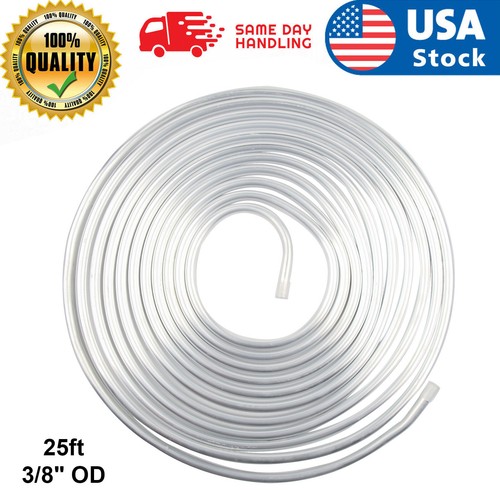 3/8" Diameter 25' Aluminum Coiled Tubing Fuel Line eBay