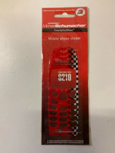 Michael Schumacher F1 Mobile Phone Sticker Nokia 6210 Aufkleber Formel1  Rarität - Bild 1 von 2
