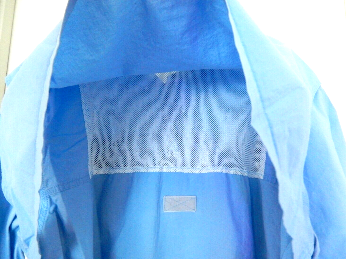 Chemise De Pêche World Wide Sportsman Manches Longues Ventilée - Bleu Taille XL