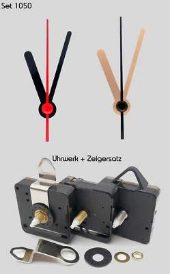 JH1668 Movimento al quarzo con lancette 50 mm alluminio 5 cm silenzioso lancette silenziose nero oro