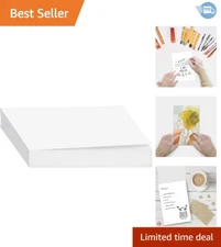 Elegant Half Letter Copy Paper - 500 White Memo Sheets, 20lb, Uncoated Finish