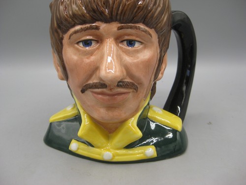 1984 Royal Doulton Beatles Ringo Starr Toby Mug Character Jug D6726 NOS! w/Box - Picture 4 of 14