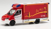 Herpa - Mercedes Sprinter Fahrtec Rtw Feuerwehr Stolberg - 1/87 - HER096416