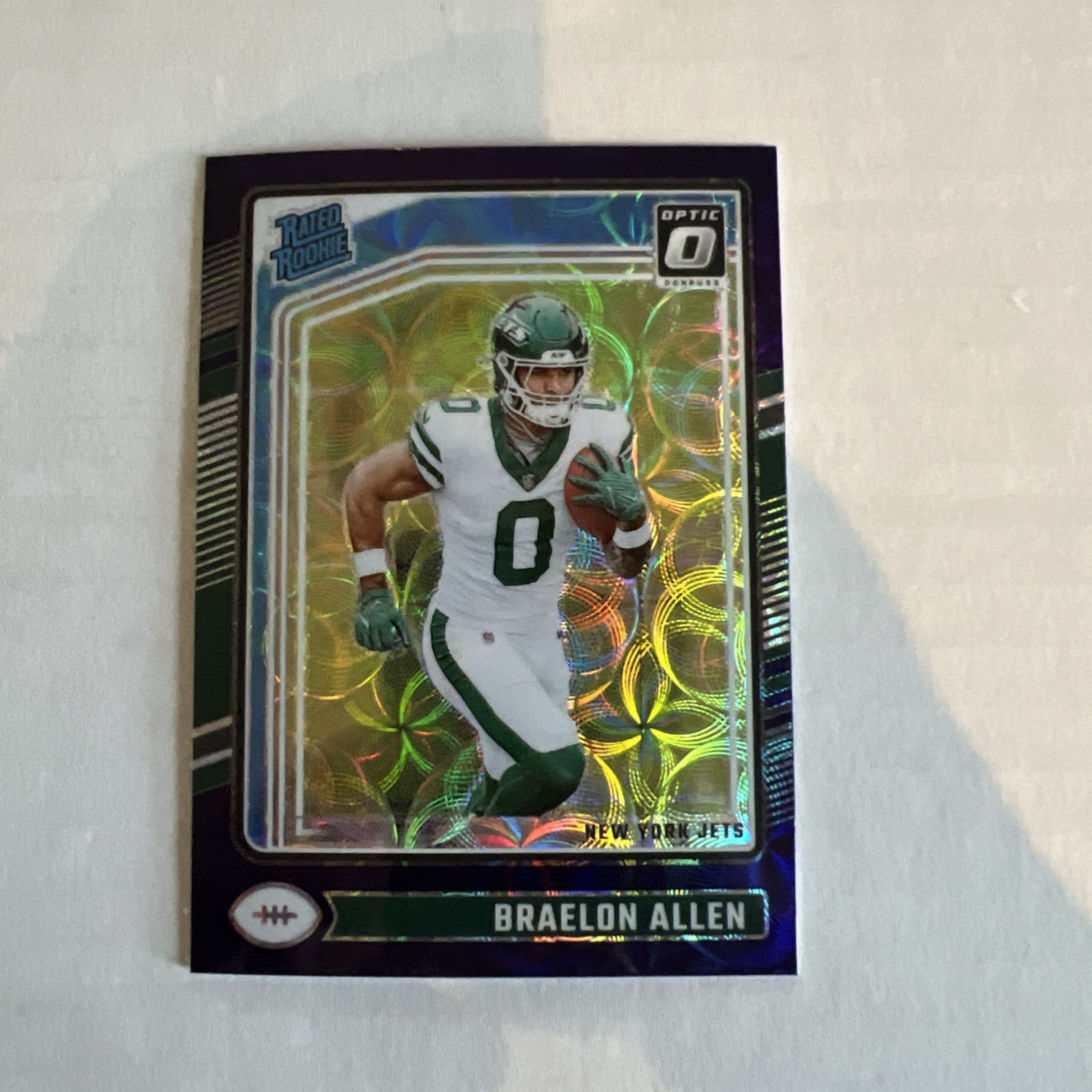 2024 Donruss Optic #211 Rated Rookie  Braelon Allen Purple Scope Prizm RC