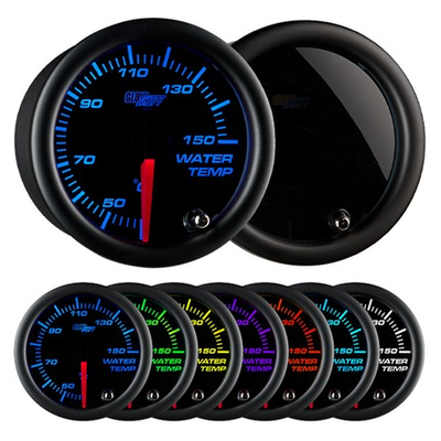 #ad #ad 52mm GlowShift Tinted 7 Color Water Temp Gauge Meter Kit w Celsius Readout $58.99