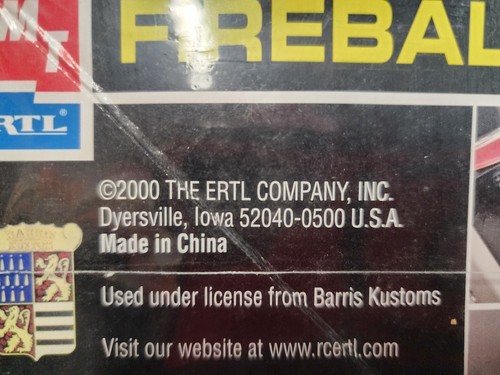 AMT Ertl 30260 Barris Kustom Fireball 500 Plastikmodellbausatz im Maßstab 1:25 - Bild 7 von 7