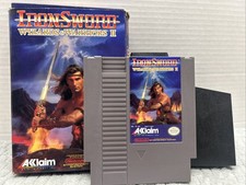 Iron Sword Wizards  Warriors II 2 Nintendo, NES Empty Box No Inserts