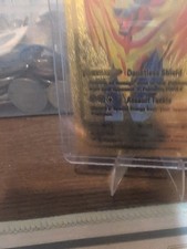 Pokémon Zamazenta V 230hp Gold Foil Fan Art Carta da Collezione TCG