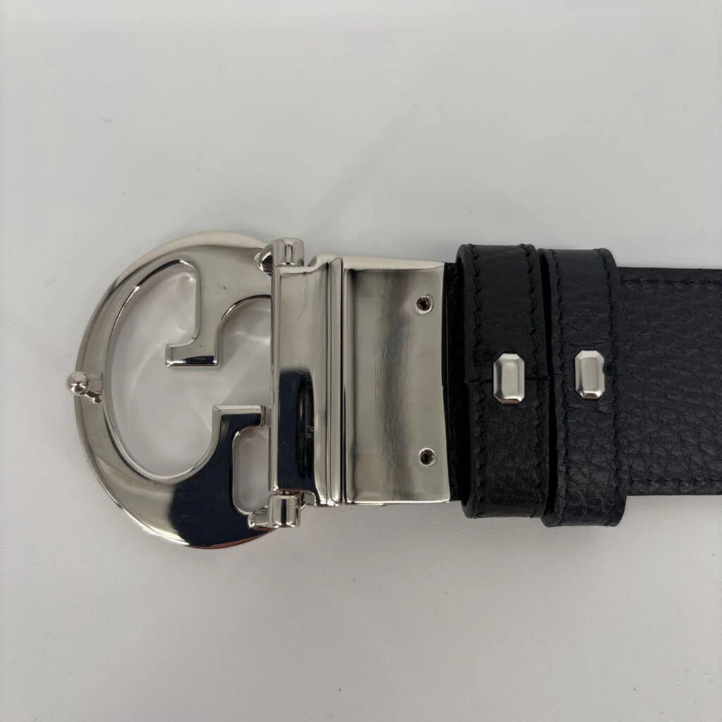 GUCCI INTERLOCKING LOGO REVERSIBLE LEATHER BELT - image 6