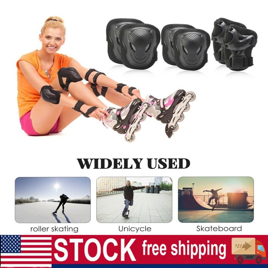 Wrist Elbow Knee Pad Skateboard Skate Bike Protective Gear G